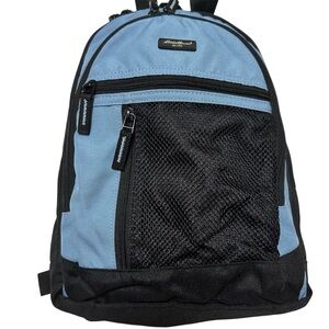 Eddie Bauer Vintage Blue and Black Functional Backpack with Durable Design